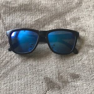 Blue Mirrored Knockaround Sunglasses